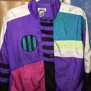 Vintage Lavon petites windbreaker